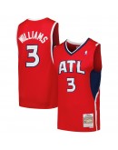 Lou Williams Atlanta Hawks Mitchell & Ness 2001/02 Hardwood Classics Swingman Jersey - Red