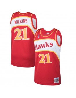 Dominique Wilkins Atlanta Hawks Mitchell & Ness 1986-87 Hardwood Classics Swingman Jersey - Red