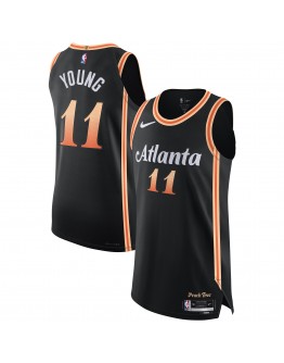 Trae Young Atlanta Hawks Nike 2022/23 Authentic Jersey - City Edition - Black