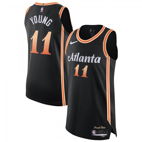 Trae Young Atlanta Hawks Nike 2022/23 Authentic Jersey - City Edition - Black