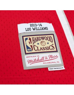 Lou Williams Atlanta Hawks Mitchell & Ness 2001/02 Hardwood Classics Swingman Jersey - Red