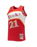 Dominique Wilkins Atlanta Hawks Mitchell & Ness 1996-97 Hardwood Classics NBA 75th Anniversary Diamond Swingman Jersey - Red