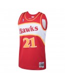 Dominique Wilkins Atlanta Hawks Mitchell & Ness 1986-87 Hardwood Classics Swingman Jersey - Red