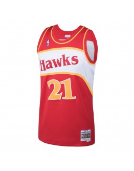 Dominique Wilkins Atlanta Hawks Mitchell & Ness 1986-87 Hardwood Classics Swingman Jersey - Red