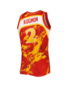 Stacey Augmon Atlanta Hawks Mitchell & Ness 1991/92 Hardwood Classics Marble Swingman Jersey - Red