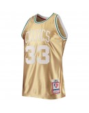 Larry Bird Boston Celtics Mitchell & Ness 75th Anniversary 1985/86 Hardwood Classics Swingman Jersey - Gold