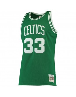 Larry Bird Boston Celtics Mitchell & Ness Big & Tall Hardwood Classics Jersey - Kelly Green