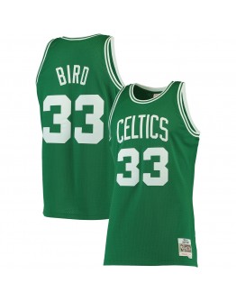 Larry Bird Boston Celtics Mitchell & Ness Big & Tall Hardwood Classics Jersey - Kelly Green