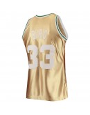 Larry Bird Boston Celtics Mitchell & Ness 75th Anniversary 1985/86 Hardwood Classics Swingman Jersey - Gold