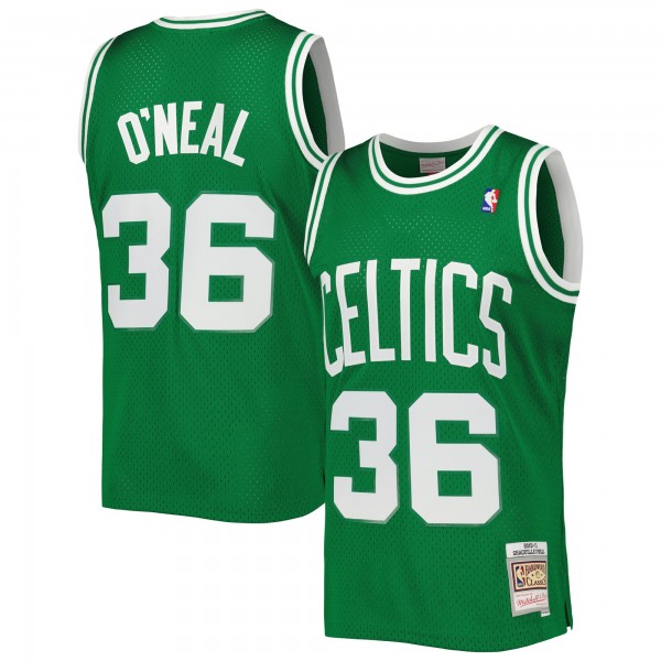 Shaquille O'Neal Boston Celtics Mitchell & Ness Hardwood Classics 2010/11 Jersey - Kelly Green