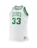 Larry Bird Boston Celtics Mitchell & Ness Big & Tall 1985/86 Hardwood Classics Swingman Jersey - White