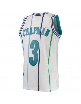 Rex Chapman Charlotte Hornets Mitchell & Ness 1988-89 Hardwood Classics Swingman Jersey - White