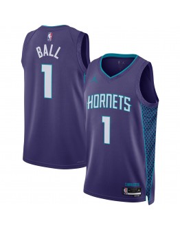 LaMelo Ball Charlotte Hornets Jordan Brand Unisex Swingman Jersey - Statement Edition - Purple