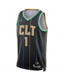 LaMelo Ball Charlotte Hornets Jordan Brand Unisex 2022/23 Swingman Jersey - City Edition - Black