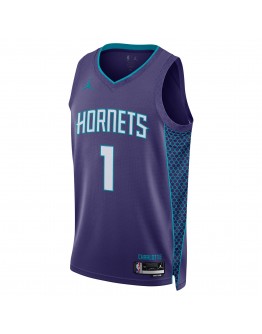 LaMelo Ball Charlotte Hornets Jordan Brand Unisex Swingman Jersey - Statement Edition - Purple