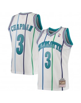 Rex Chapman Charlotte Hornets Mitchell & Ness 1988-89 Hardwood Classics Swingman Jersey - White