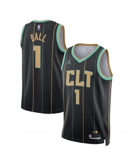 LaMelo Ball Charlotte Hornets Jordan Brand Unisex 2022/23 Swingman Jersey - City Edition - Black