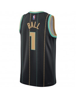 LaMelo Ball Charlotte Hornets Jordan Brand Unisex 2022/23 Swingman Jersey - City Edition - Black