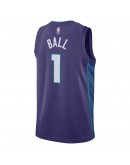 LaMelo Ball Charlotte Hornets Jordan Brand Unisex Swingman Jersey - Statement Edition - Purple