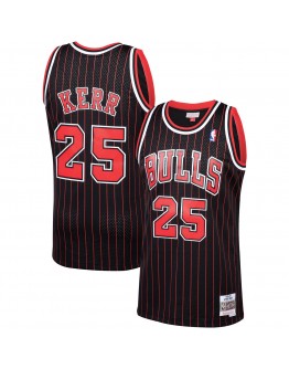 Steve Kerr Chicago Bulls Mitchell & Ness 1995-96 Hardwood Classics Swingman Player Jersey - Black