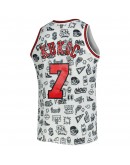 Toni Kukoc Chicago Bulls Mitchell & Ness 1997/98 Hardwood Classics Doodle Swingman Jersey - White