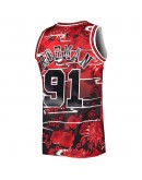 Dennis Rodman Chicago Bulls Mitchell & Ness Hardwood Classics Lunar New Year Swingman Jersey - Red