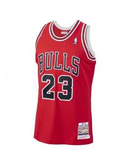 Michael Jordan Chicago Bulls Mitchell & Ness 1997-98 Hardwood Classics Authentic Player Jersey - Red