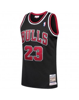 Michael Jordan Chicago Bulls Mitchell & Ness 1997-98 Hardwood Classics Authentic Player Jersey - Black