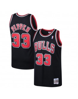 Scottie Pippen Chicago Bulls Mitchell & Ness 1997-98 Hardwood Classics Swingman Jersey - Black