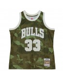 Scottie Pippen Chicago Bulls Mitchell & Ness Hardwood Classics 1997/98 Ghost Green Swingman Jersey - Camo