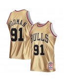 Dennis Rodman Chicago Bulls Mitchell & Ness 75th Anniversary 1997/98 Hardwood Classics Swingman Jersey - Gold