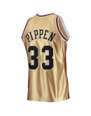 Scottie Pippen Chicago Bulls Mitchell & Ness 75th Anniversary 1997/98 Hardwood Classics Swingman Jersey - Gold