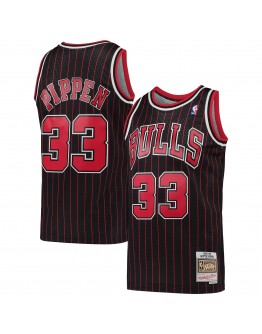 Scottie Pippen Chicago Bulls Mitchell & Ness Hardwood Classics 1995-96 Swingman Jersey - Black