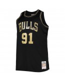 Dennis Rodman Chicago Bulls Mitchell & Ness Team Big & Tall Hardwood Classics 1997/98 Swingman Jersey - Black