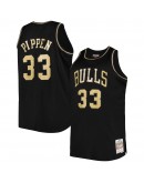 Scottie Pippen Chicago Bulls Mitchell & Ness Big & Tall Hardwood Classics 1997/98 Swingman Jersey - Black