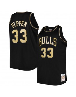 Scottie Pippen Chicago Bulls Mitchell & Ness Big & Tall Hardwood Classics 1997/98 Swingman Jersey - Black