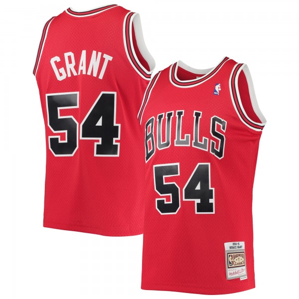 Horace Grant Chicago Bulls Mitchell & Ness 1990-91 Throwback Dark Swingman Jersey - Red