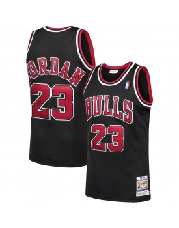 Michael Jordan Chicago Bulls Mitchell & Ness 1997-98 Hardwood Classics Authentic Player Jersey - Black