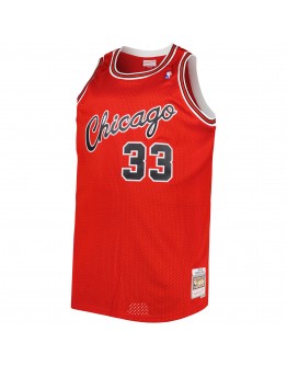 Scottie Pippen Chicago Bulls Mitchell & Ness Big & Tall Hardwood Classics 2003/04 Swingman Jersey - Red