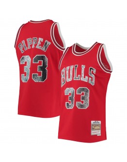 Scottie Pippen Chicago Bulls Mitchell & Ness 1996-97 Hardwood Classics NBA 75th Anniversary Diamond Swingman Jersey - Red