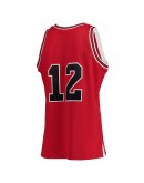 Michael Jordan Chicago Bulls Mitchell & Ness Hardwood Classics #12 Authentic Jersey - Red