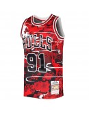 Dennis Rodman Chicago Bulls Mitchell & Ness Hardwood Classics Lunar New Year Swingman Jersey - Red