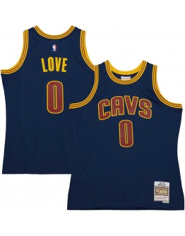 Kevin Love Cleveland Cavaliers Mitchell & Ness 2001/02 Hardwood Classics Swingman Jersey - Navy