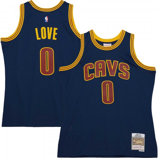 Kevin Love Cleveland Cavaliers Mitchell & Ness 2001/02 Hardwood Classics Swingman Jersey - Navy