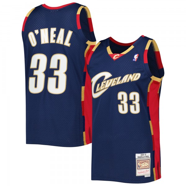 Shaquille O'Neal Cleveland Cavaliers Mitchell & Ness Hardwood Classics 2009/10 Jersey - Navy