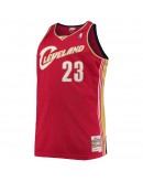 LeBron James Cleveland Cavaliers Mitchell & Ness Big & Tall Hardwood Classics Swingman Jersey - Wine