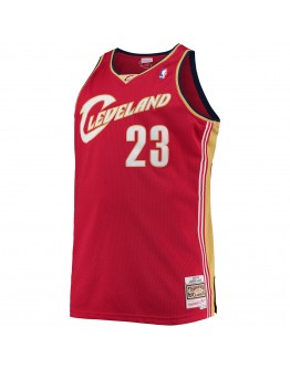 LeBron James Cleveland Cavaliers Mitchell & Ness Big & Tall Hardwood Classics Swingman Jersey - Wine