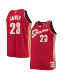 LeBron James Cleveland Cavaliers Mitchell & Ness Big & Tall Hardwood Classics Swingman Jersey - Wine