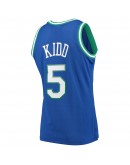 Jason Kidd Dallas Mavericks Mitchell & Ness 1994-95 Hardwood Classics Swingman Player Jersey - Blue