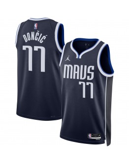 Luka Doncic Dallas Mavericks Jordan Brand Unisex Swingman Jersey - Statement Edition - Navy